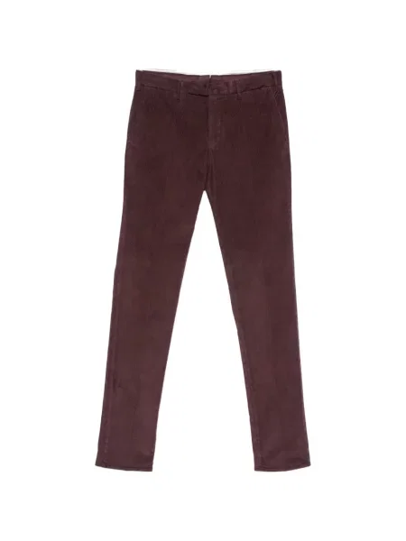 Pantaloni Incotex de catifea cord roșu