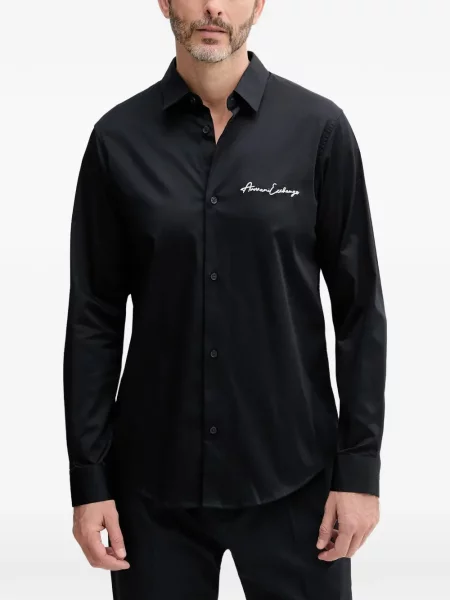 Lung cămașă Armani Exchange albastru