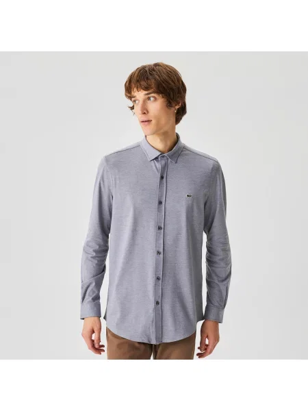 Lacoste Koszula Lacoste szara