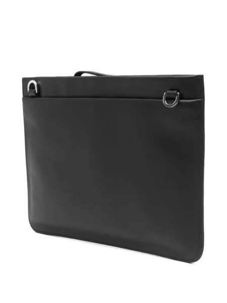 Geantă plic Patrizia Pepe din piele negru