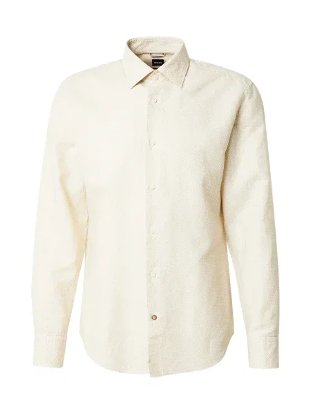 BOSS Cămașă C-Hal Casual Fit alb
