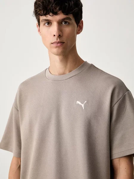Puma футболка з бавовною Essentials Elevated