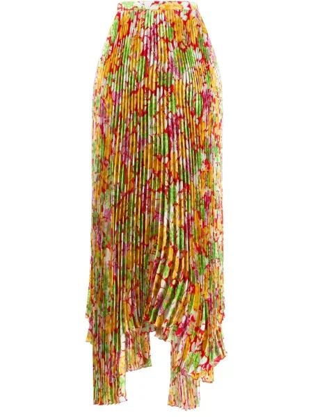 Fusta plisata Plan C plisată alb