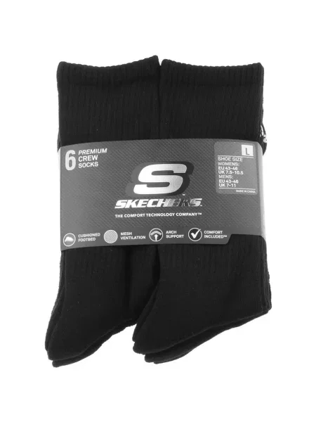 Zokni Skechers fekete