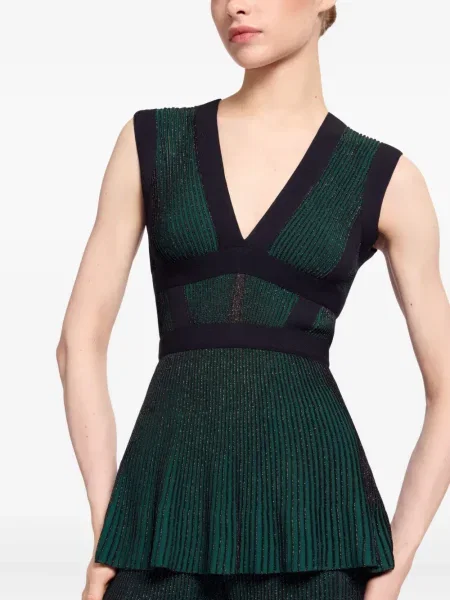 Top Elie Saab verde