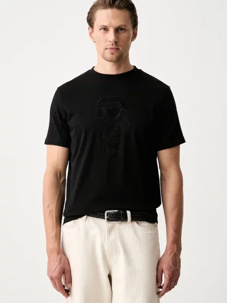 KARL LAGERFELD Tricou negru