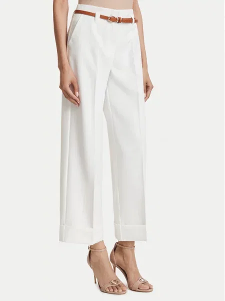 ACCESS FASHION Pantaloni din alb