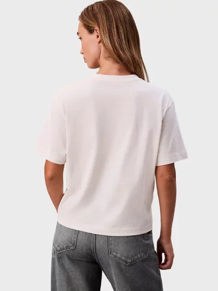 Футболка Calvin Klein Jeans з автографом біла