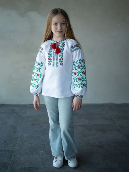 Детская рубашка Edelvika белая