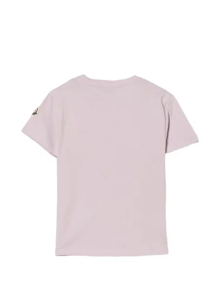 Dětské tričko Moncler Enfant růžové