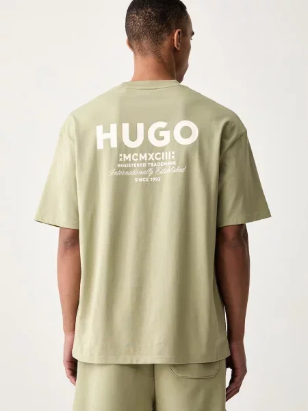 HUGO Blue tricou pentru bărbați din Nalono albastru