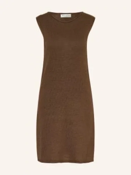 Marc O'polo Sukienka Z Dzianiny Z Lnem braun