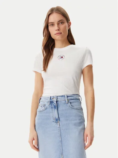 Tommy Jeans T-Shirt Essential biały