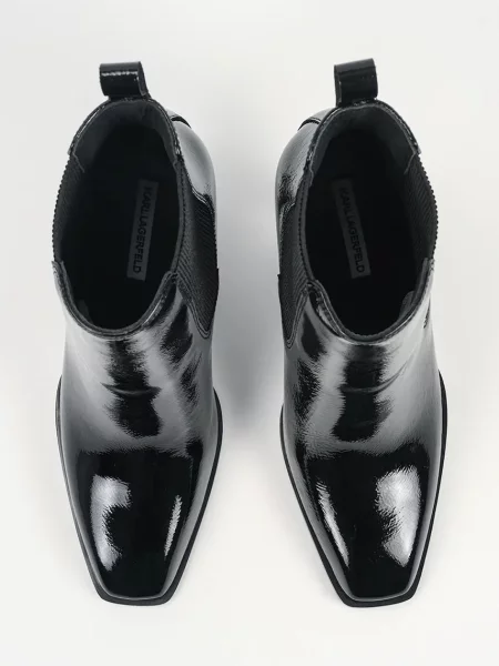 Кожаные ботинки Karl Lagerfeld на платформе