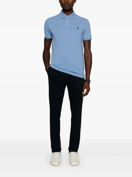 Hlače Polo Ralph Lauren s herringbone uzorkom smeđa