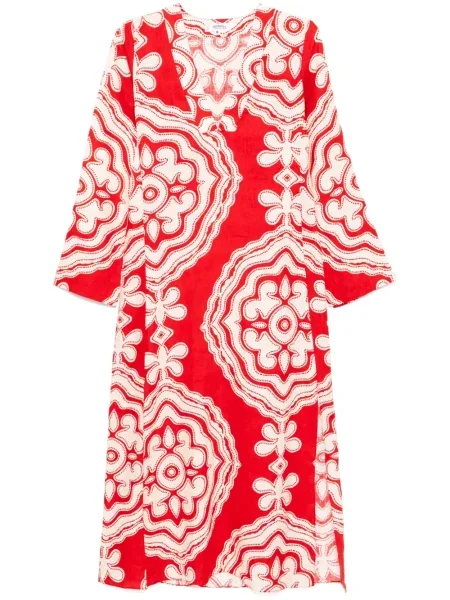 Sukienka Lemlem garniturowa czerwona