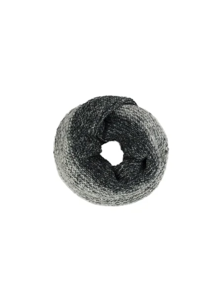 Bickley + Mitchell Kružni šal crna melange bijela