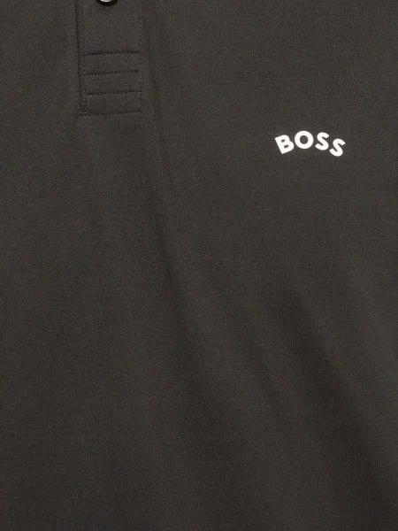 Tricou polo Boss negru