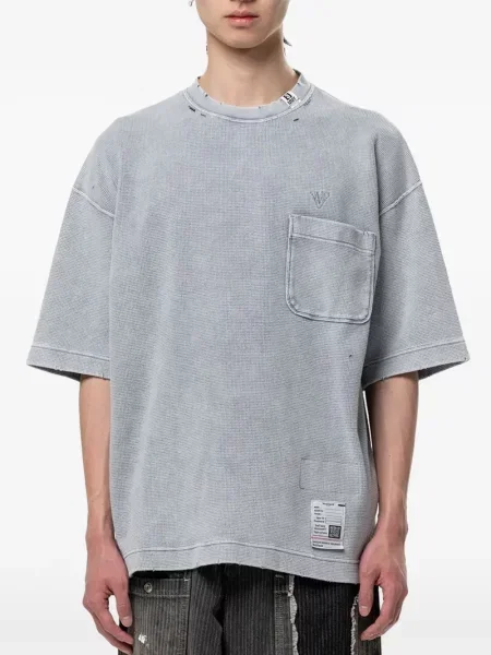 Tricou Maison Mihara Yasuhiro tricotate gri