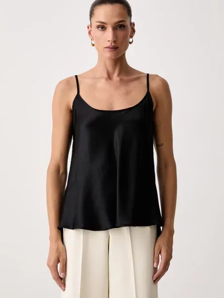 Max&Co. top pentru femei din mătase VERONA negru