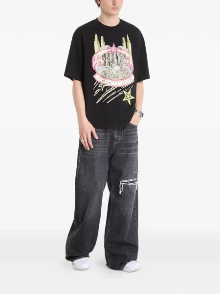 Tricou Off-white cu imagine alb