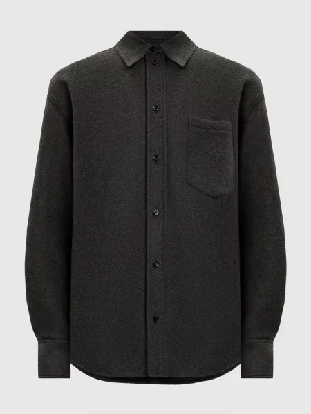 Сорочка з вовни та кашеміру Victoria Beckham зелена