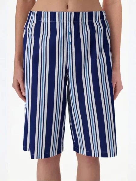 Penti Pyžamové kalhoty PENTI Vacation Gestreifte Pyjamahose' modrá