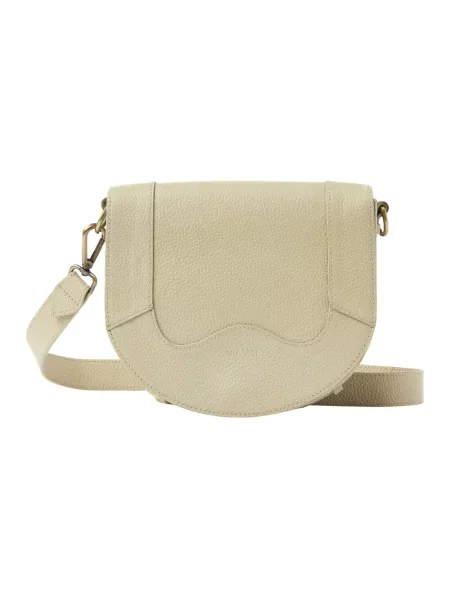 Torebka crossbody Via Vai skórzana beżowa