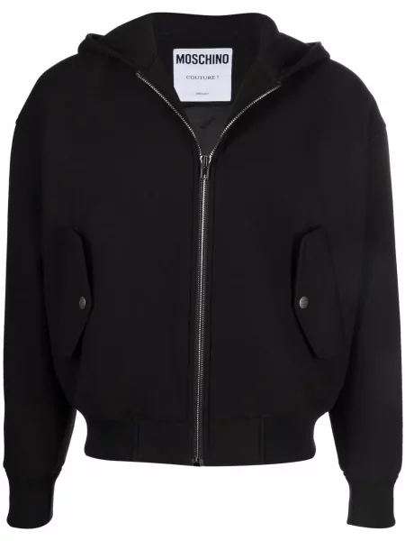 Hanorac cu glugă Moschino negru