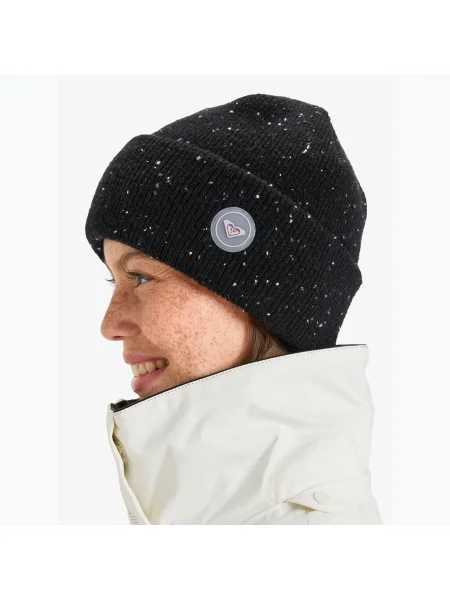 Női téli sapka ROXY Frozenlake Beanie true black. Méret: OS fekete