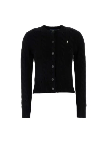 Kardigan Polo Ralph Lauren wełniany czarny