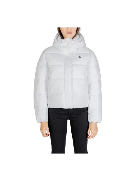 Kurtka jeansowa Calvin Klein Jeans biała