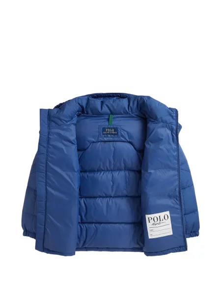 Kurtka puchowa dziecięca Polo Ralph Lauren niebieska