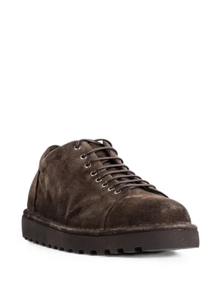 Pantofi derby Marsell din piele de căprioară maro