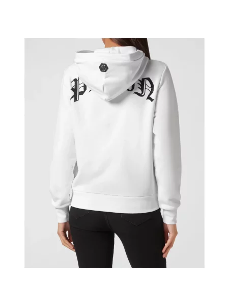 Bluza z kapturem Philipp Plein biała
