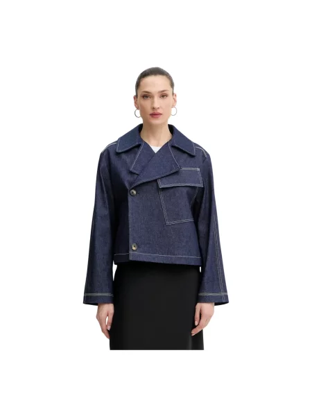 Kurtka jeansowa Ps By Paul Smith niebieska