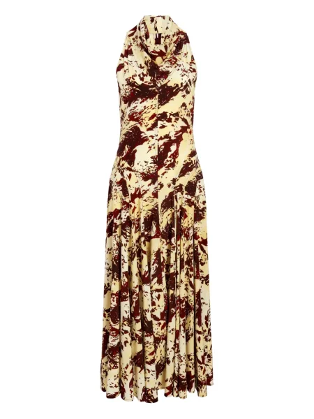Rochie midi Proenza Schouler cu imagine până la genunchi de costum