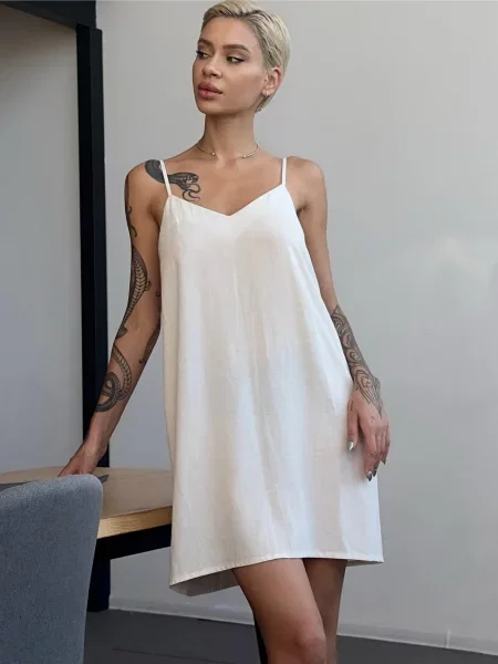 Leinle Нічна сорочка білий