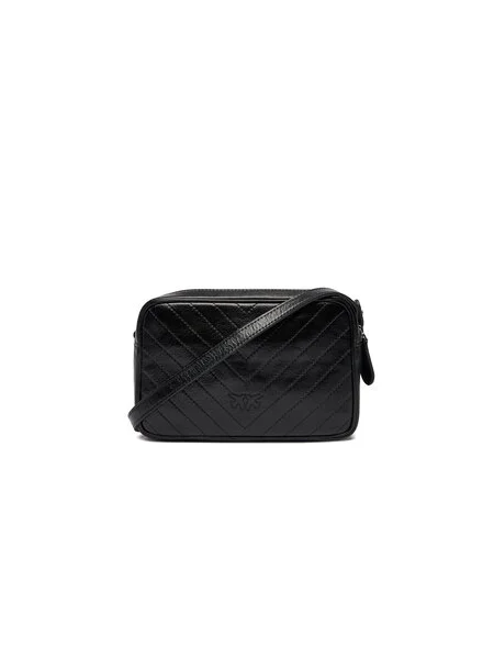 Táska PINKO Carrie Camera Bag Classic Al PLTT fekete