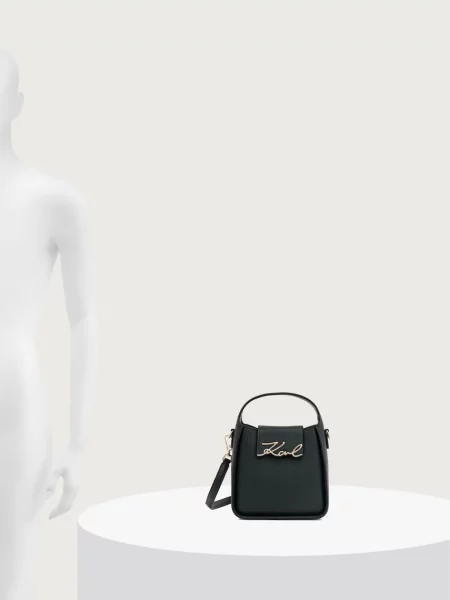 Кожаная сумка через плечо Karl Lagerfeld