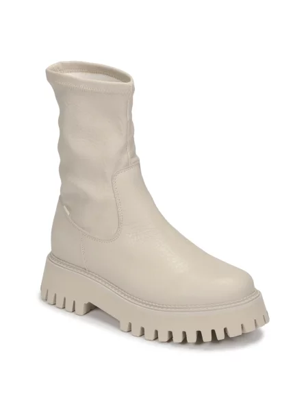 Kotníkové boty Bronx bílé