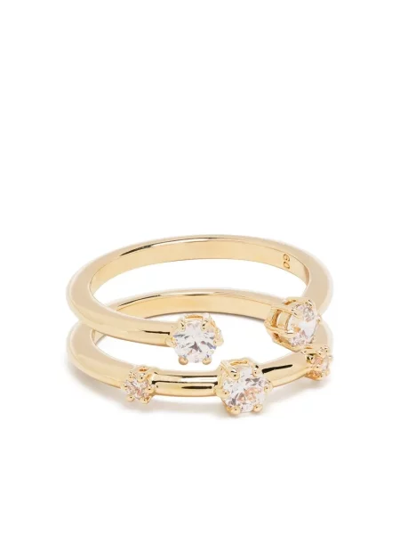 Пръстен Swarovski златисто