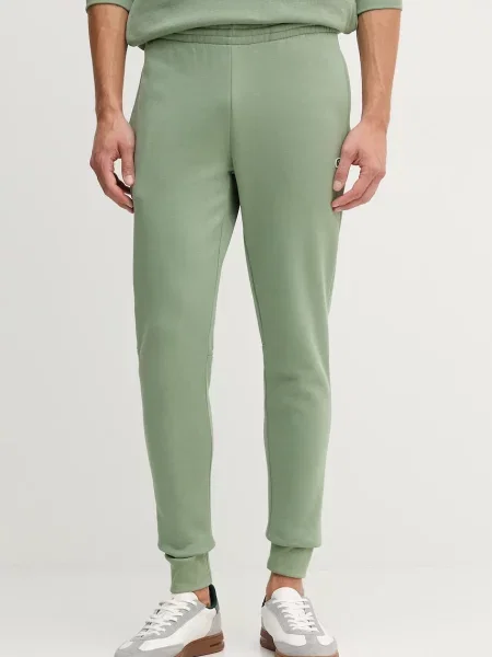 Спортивні штани Lacoste однотонна бежевий