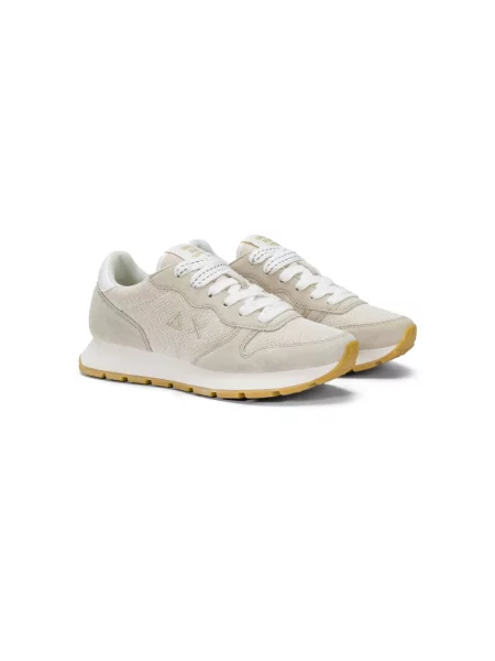 Sneakersy Sun68 skórzane beżowe