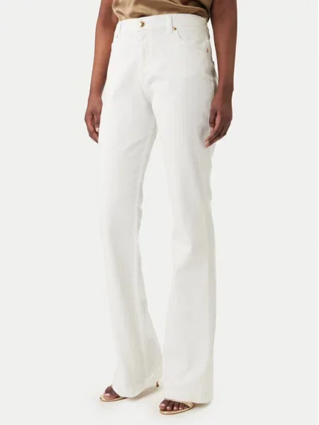 Just Cavalli Blugi CEWCA Flare Fit alb