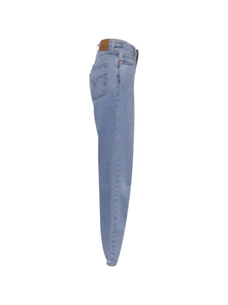 Decupat blugi Levi's® cu talie înaltă albastru