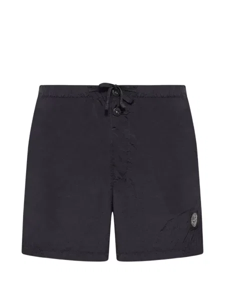 Kąpielówki Stone Island z kamieniami czarne