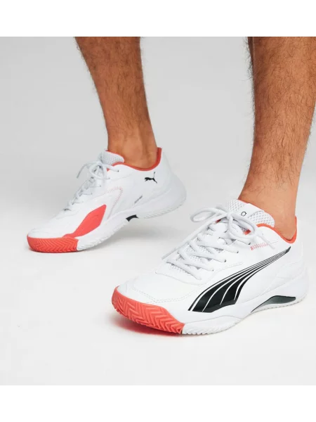 Buty sportowe treningowe non-marking PUMA NOVA SMASH białe
