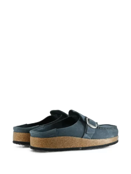 Szarvasbőr mules Birkenstock kék