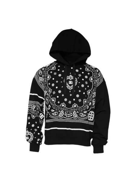 Bluza z kapturem Dolce And Gabbana czarna